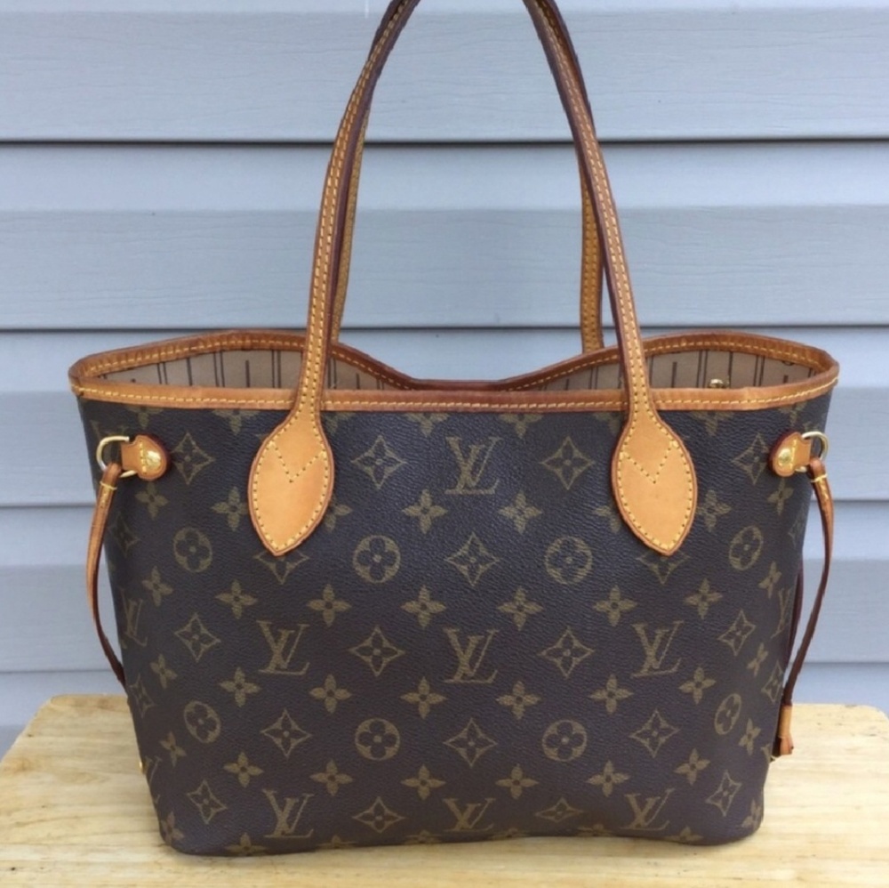 100% Louis Vuitton Neverfull PM